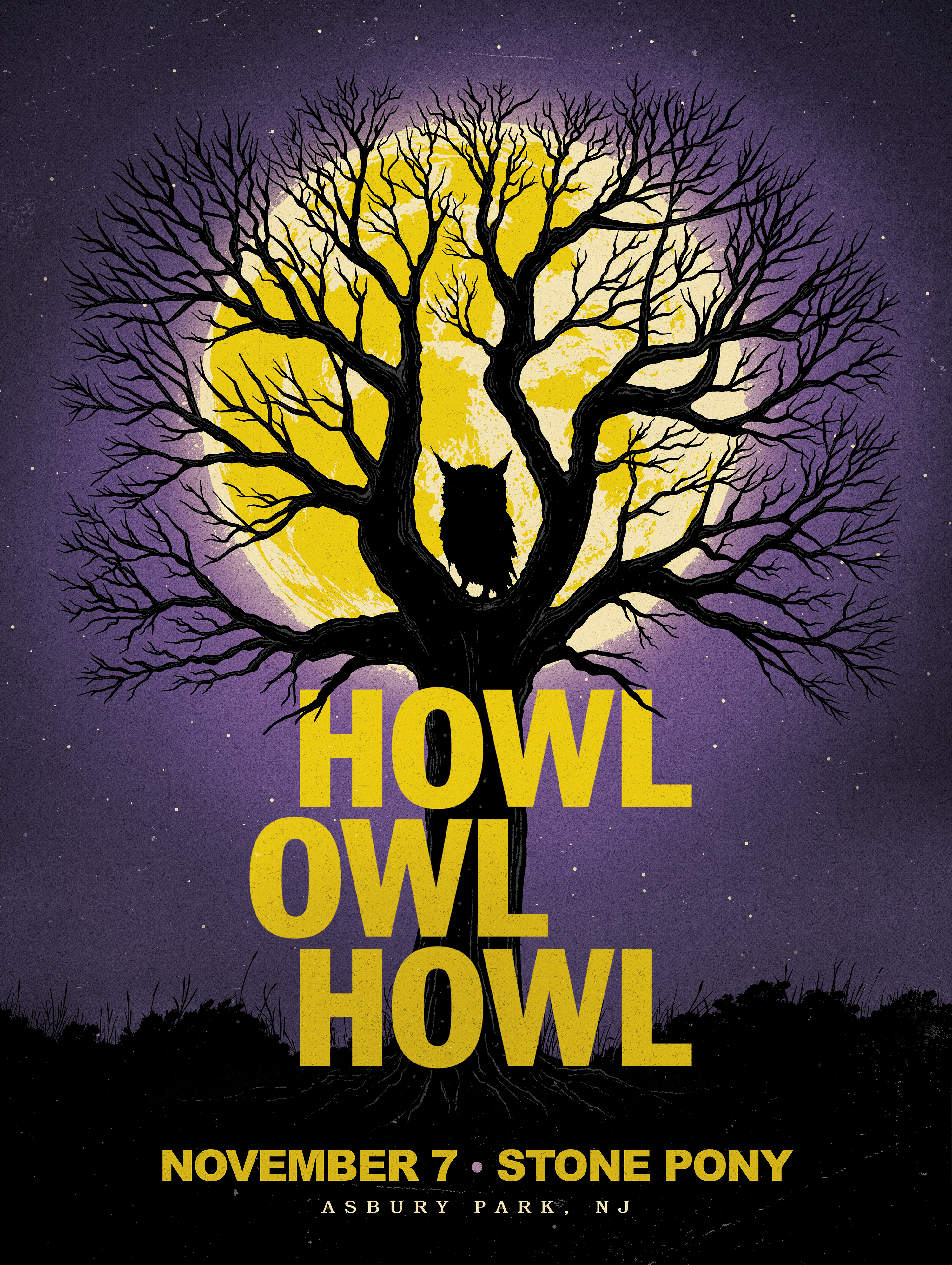 Howl Owl Howl 2025 Tour Poster 18x24