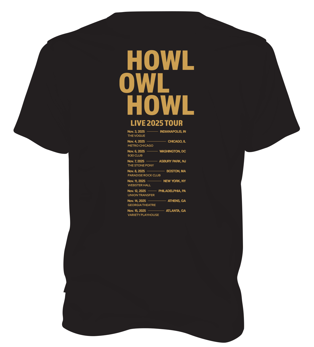 Howl Owl Howl Logo Tee