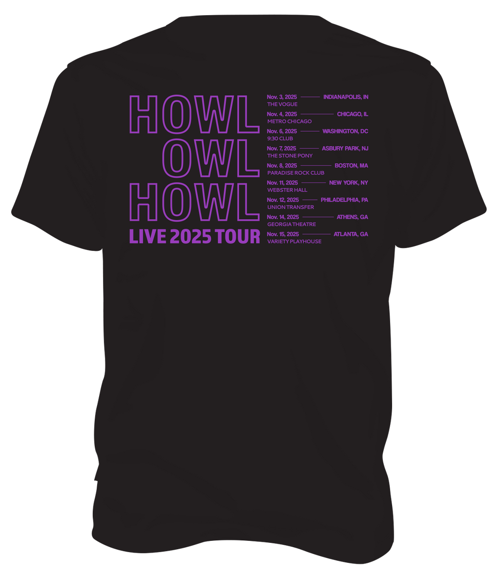 Howl Owl Howl Clock Tee