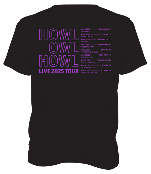 Howl Owl Howl Clock Tee